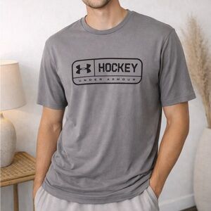 Under Armour Men's Gray Hockey Tee
